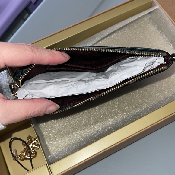 Coach Boxed Corner Zip Wristlet - Picture 9 of 9